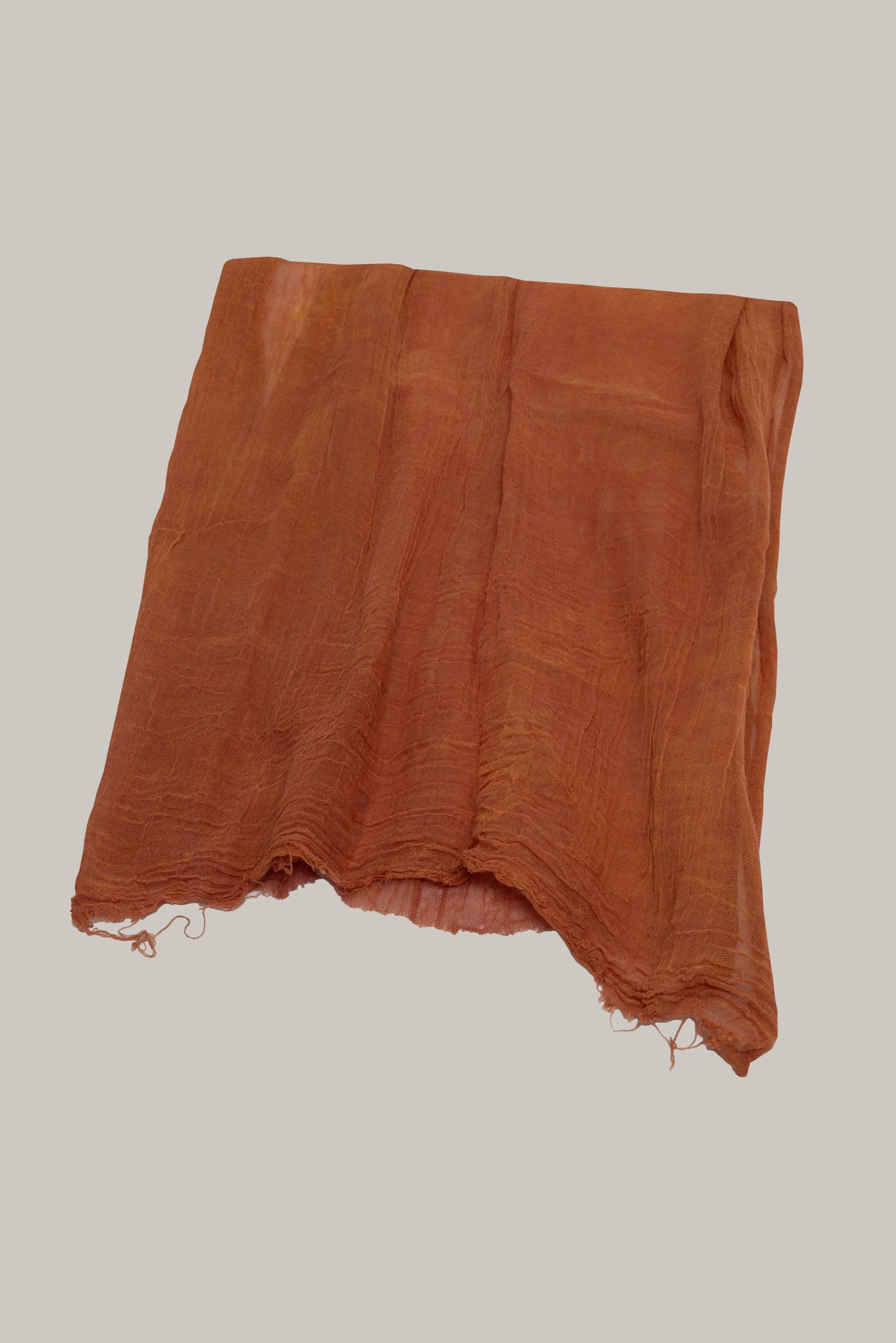 Cotton Scarf "Amber Aura"