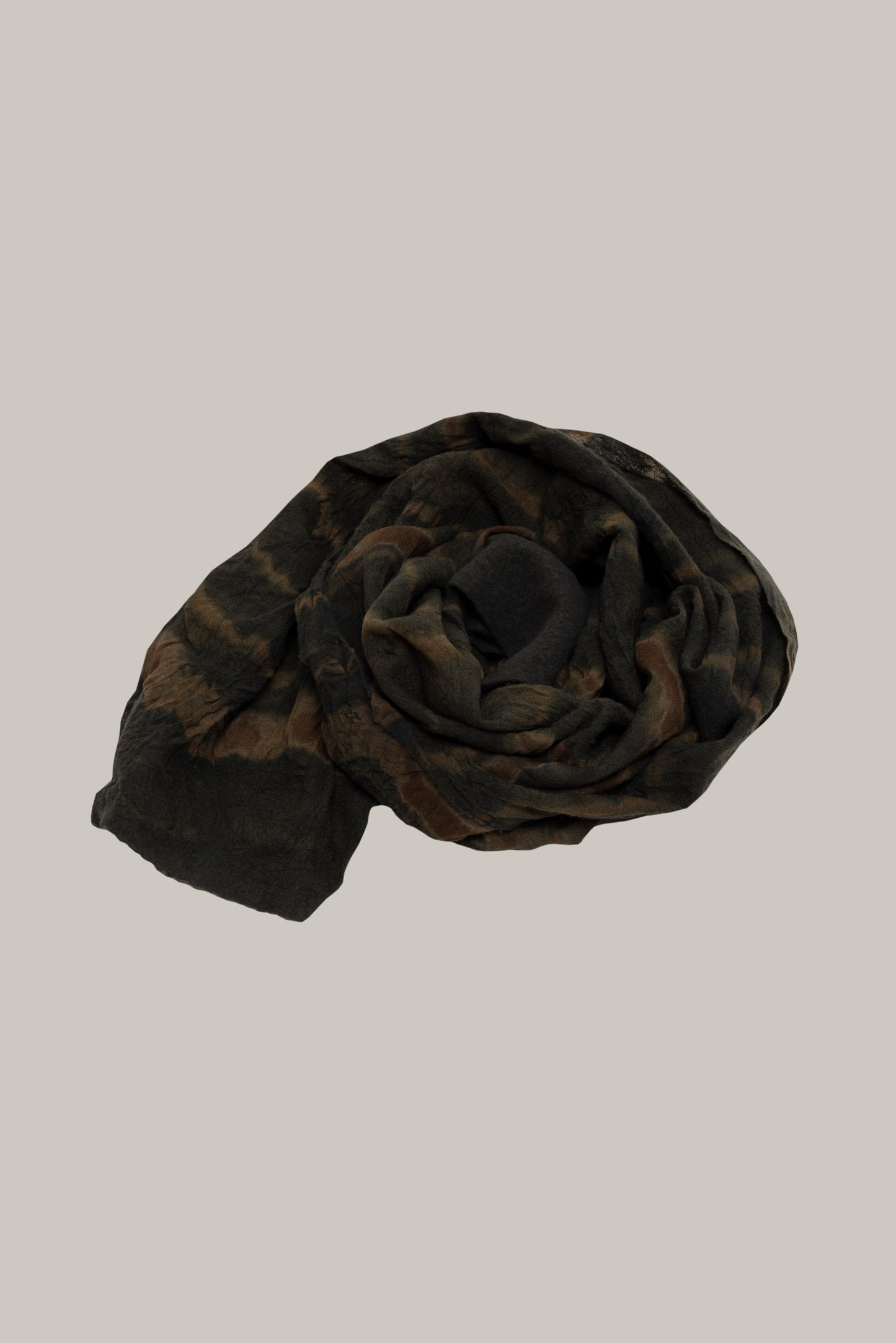 Felted Wool Scarf "Mud Magic"