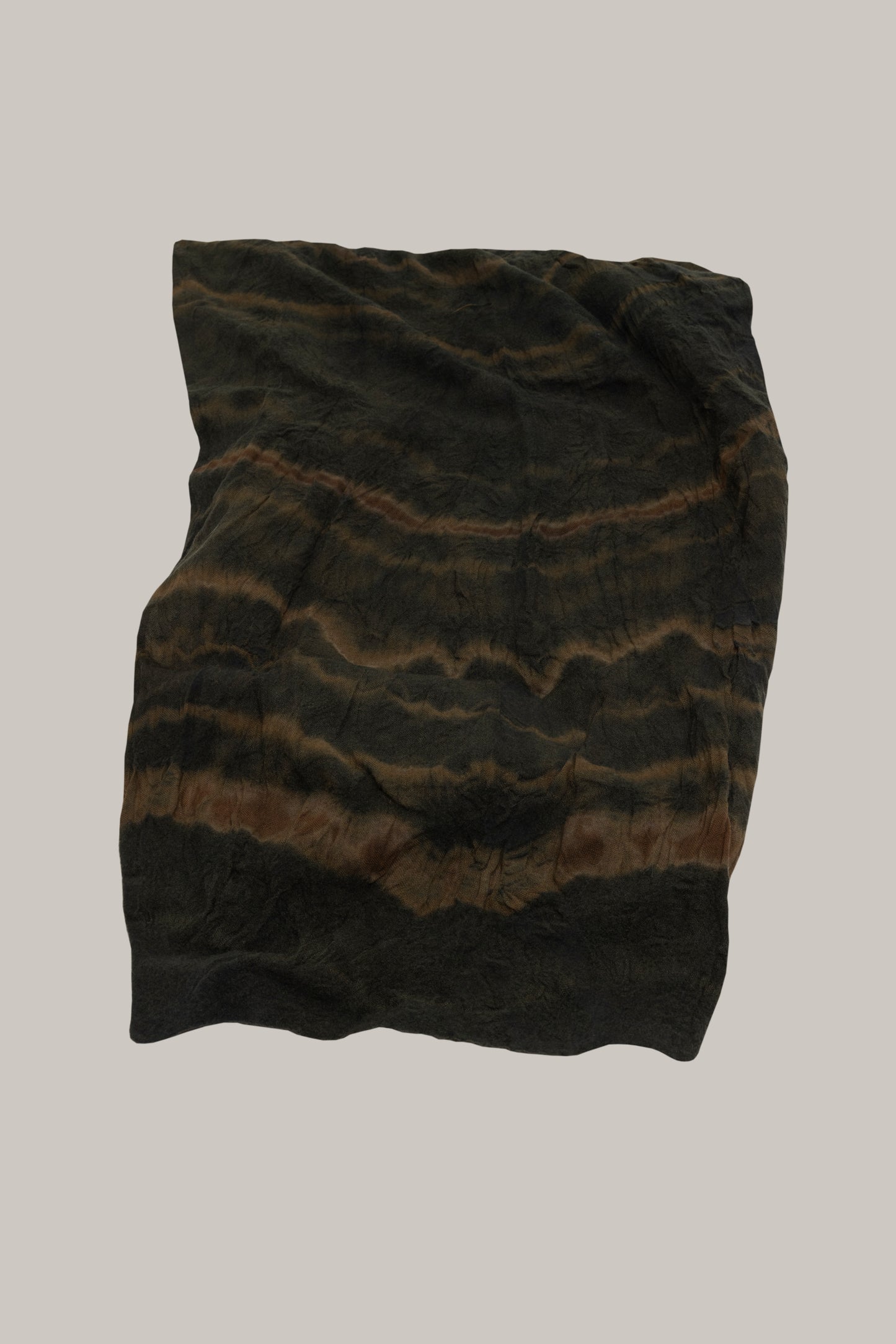 Felted Wool Scarf "Mud Magic"