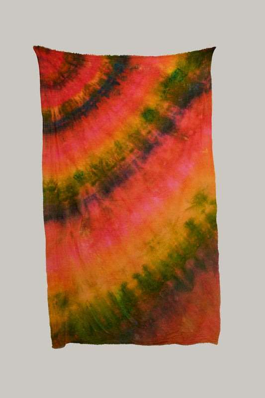 Fluoreszierendes Sarong Tuch "Psychedelic Rainbow"