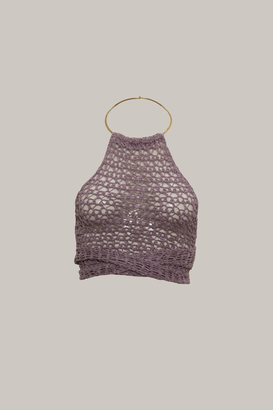 Häkeltop mit Choker "Eve"