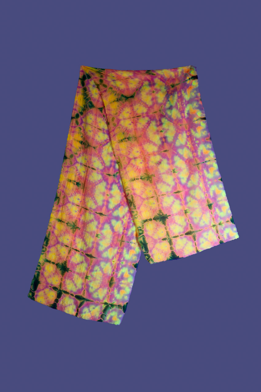 Fluoreszierendes Tuch "Shibori Spirit"