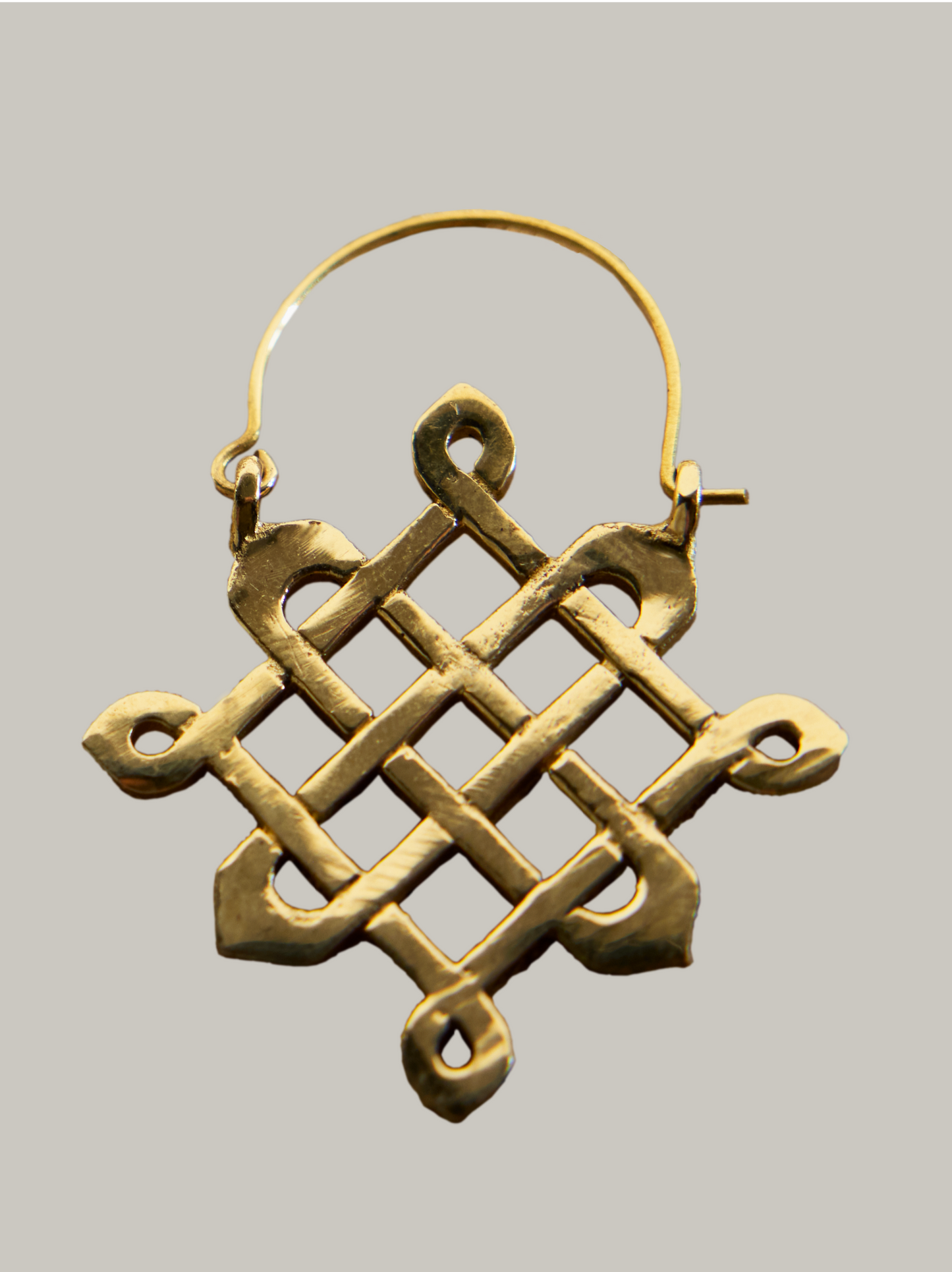 Messingohrringe "Celtic Knot"